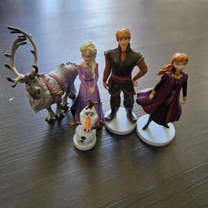 5 Piece Disney Frozen Figurine Cake Toppers